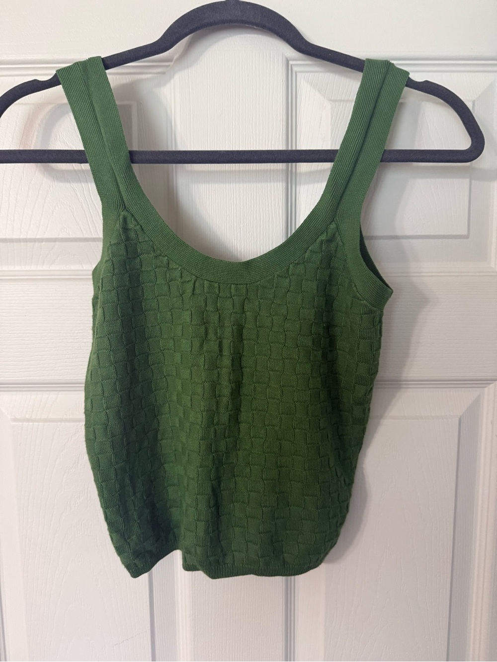 Abercrombie & Fitch Olive Green Knit Tank Top